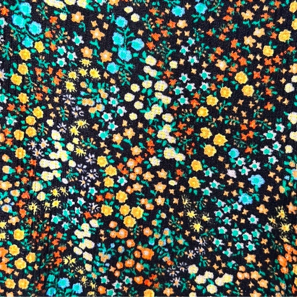 ZARA Black Floral Dress - Picture 3 of 4